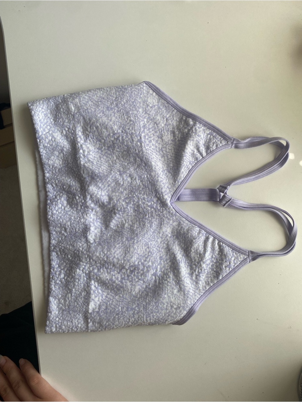 RBX Lavender Textured Sports Bralette